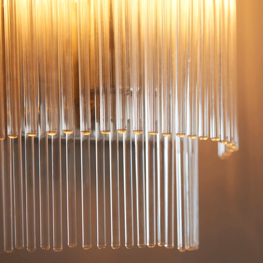 Endon 104114 - Wandleuchte MARIETTA 1xE14/6W/230V glänzendes Chrom/klar