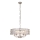 Endon 104467 - Lampadario a sospensione con catena CLIFTON 5xE14/6W/230V cromo lucido/limpido