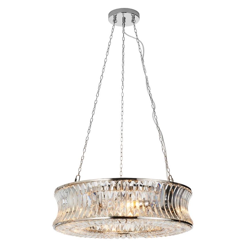 Endon 104528 - Lampadario con catena 6xE14/6W/230V cromo lucido