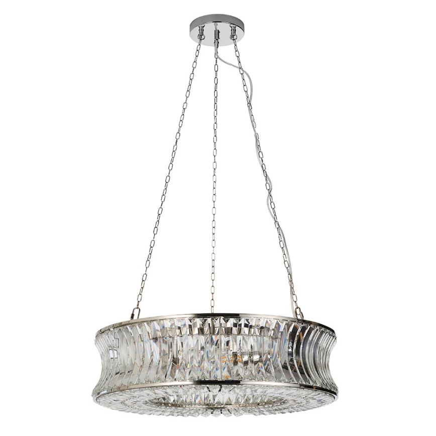 Endon 104528 - Lampadario con catena 6xE14/6W/230V cromo lucido