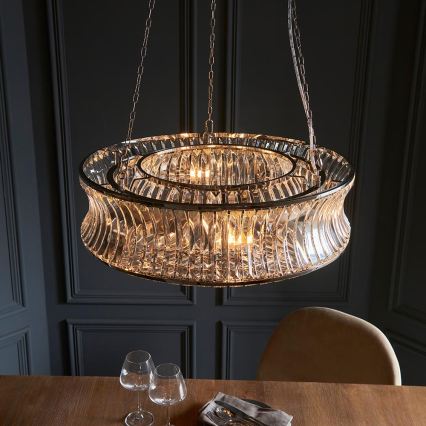 Endon 104528 - Suspension à chaîne 6xE14/6W/230V, finition chromée brillante