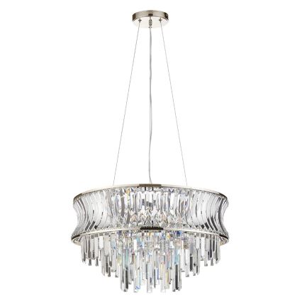 Endon 104530 - Lampadario con catena 9xE14/6W/230V, cromo lucido