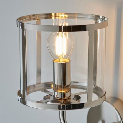 Endon 106003 - Applique HOPTON 1xE14/7W/230V cromo lucido