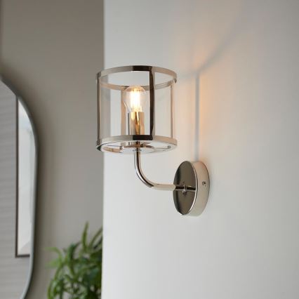Endon 106003 - Applique murale HOPTON 1xE14/7W/230V, finition chrome brillant