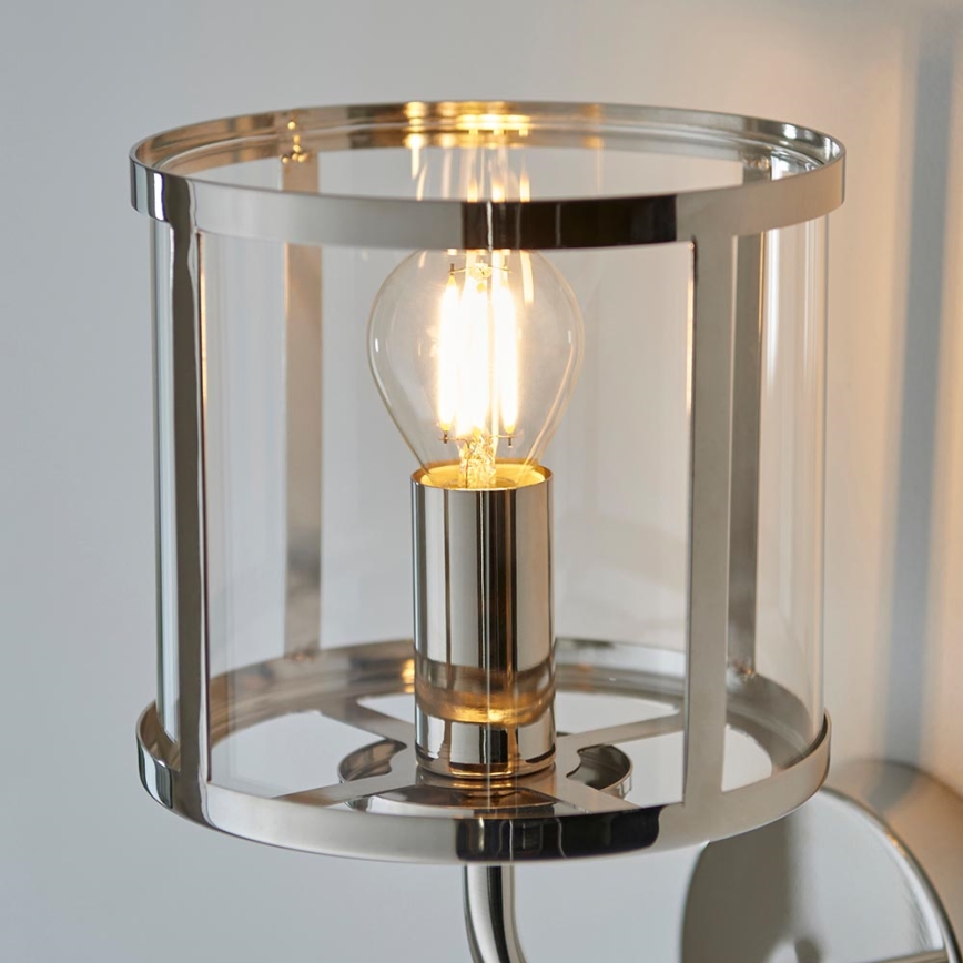 Endon 106003 - Wandleuchte HOPTON 1xE14/7W/230V, glänzender Chrom