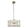Endon 106282 - Lampadario a catena RIDGETON 3xE14/6W/230V ottone