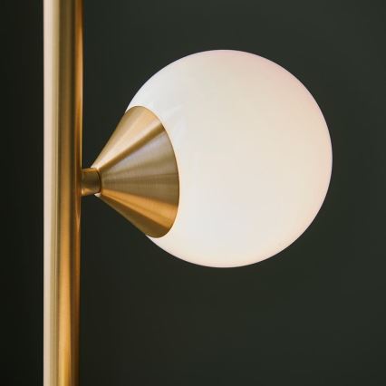 Endon 106756 - Lampadaire OTIS 5xG9/3W/230V doré/blanc