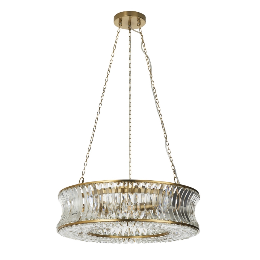 Endon 106811 - Kronleuchter mit Kette 6xE14/6W/230V, goldfarben
