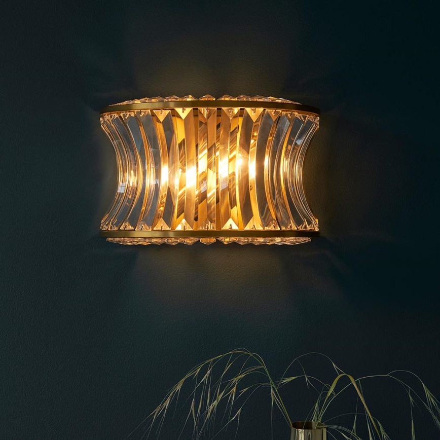 Endon 106812 - Wandleuchte 2xE14/7W/230V goldfarben