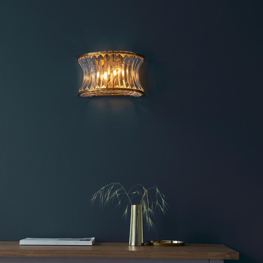 Endon 106812 - Wandleuchte 2xE14/7W/230V goldfarben