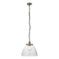 Endon 106896 - Lampadario a catena HANSEN 1xE27/10W/230V cromo opaco