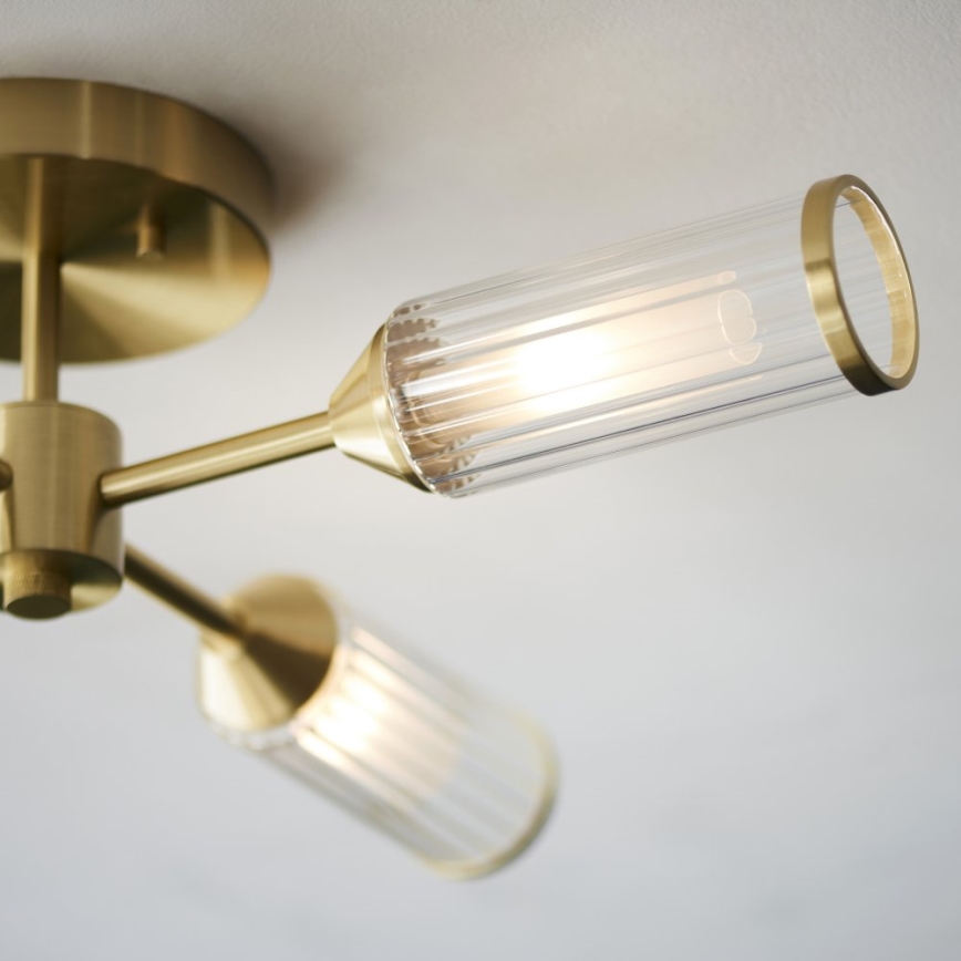 Endon 106946 - Lampadario a plafone TOUR 4xG9/3W/230V ottone