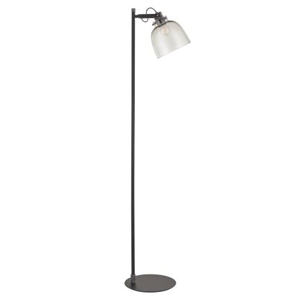 Endon 107013 - Lampada con piedistallo URBAN 1xE27/10W/230V nero/fumé