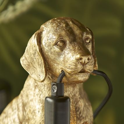 Endon 107364 - Lampada da tavolo PUPPY 1xE14/7W/230V oro