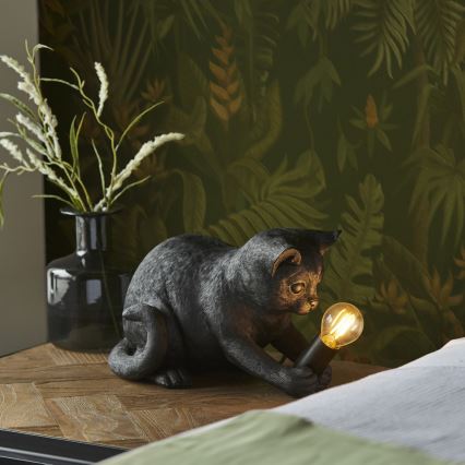Endon 107390 - Lampada da tavolo KITTEN 1xE14/7W/230V nero