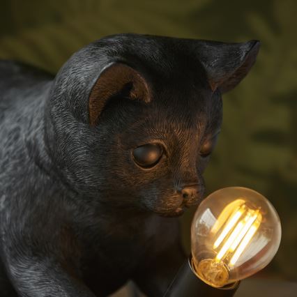 Endon 107390 - Lampada da tavolo KITTEN 1xE14/7W/230V nero