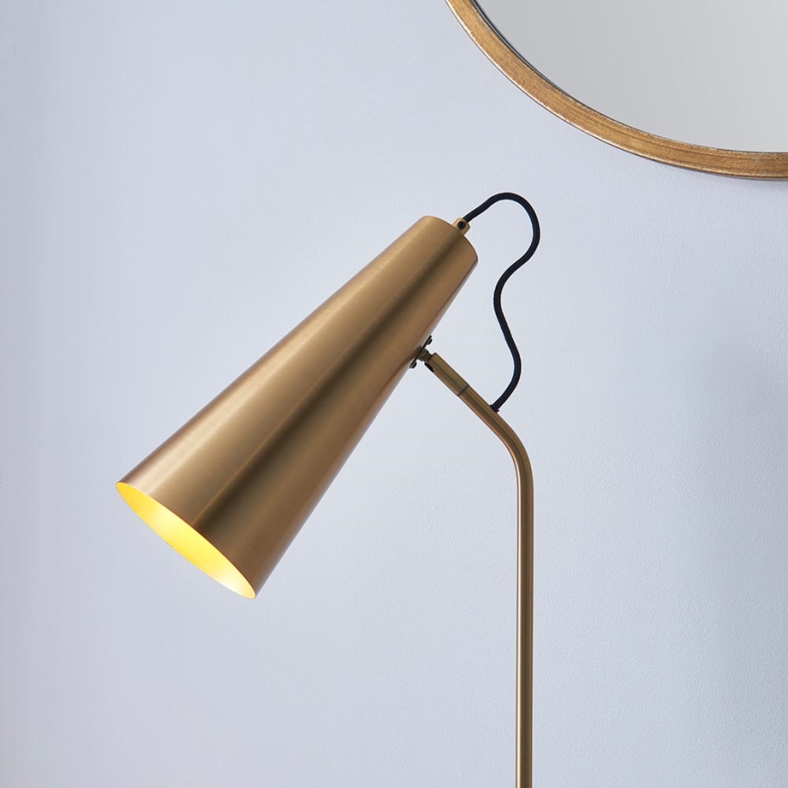 Endon 107527 - Lampe de table KARNA 1xE27/10W/230V laiton