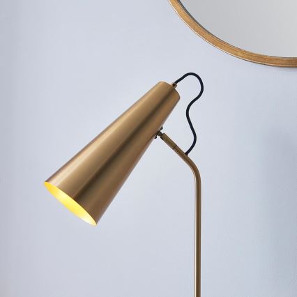 Endon 107527 - Tischlampe KARNA 1xE27/10W/230V Messing