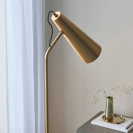 Endon 107528 - Lampadaire KARNA 1xE27/10W/230V en laiton