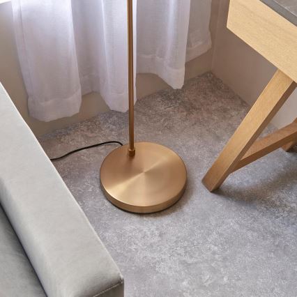 Endon 107528 - Lampadaire KARNA 1xE27/10W/230V en laiton