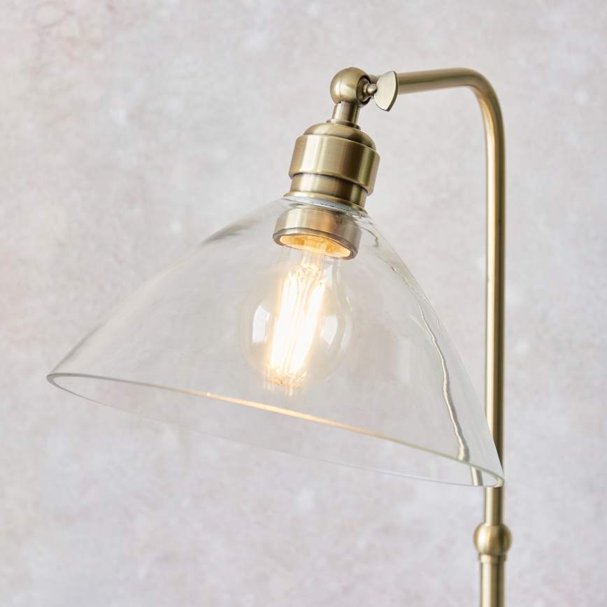Endon 107609 - Lampadaire 1xE27/10W/230V laiton