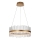 Endon 107671 - Lampadario a sospensione con filo LED dimmerabile ADRIEL LED/41W/230V 3000K diametro 51 cm oro/limpido