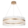 Endon 107672 - Lampadario LED dimmerabile a sospensione con cavo ADRIEL LED/83W/230V 3000K Ø 89 cm oro/trasparente