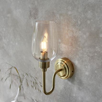 Endon 107792 - Applique murale STOURTON 1xE14/6W/230V laiton