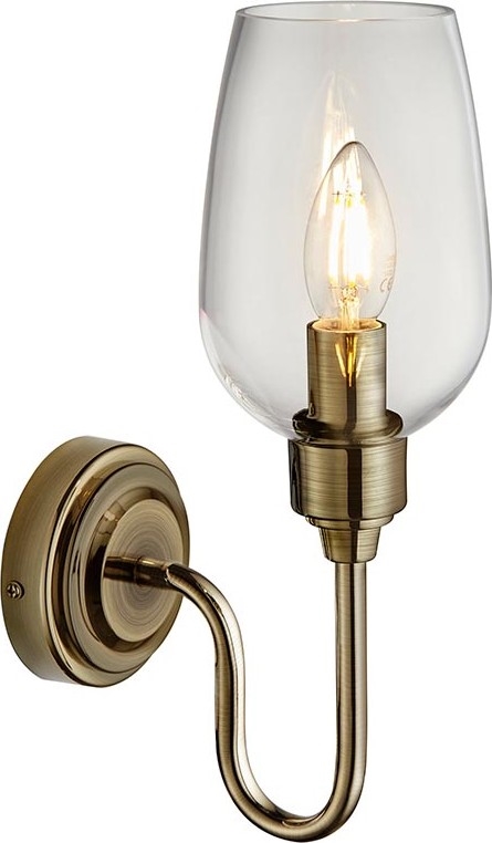 Endon 107792 - Wandleuchte STOURTON 1xE14/6W/230V Messing