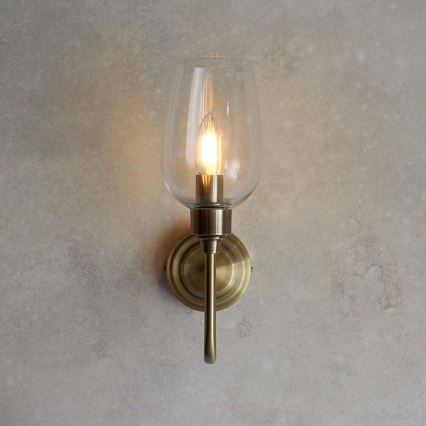 Endon 107792 - Wandleuchte STOURTON 1xE14/6W/230V Messing