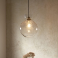 Endon 107948 - Suspension sur câble 1xE27/10W/230V doré/gris fumé