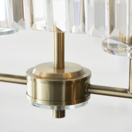 Endon 110539 - Lustre CHESTERFIELD suspendu sur chaîne 4xE14/6W/230V, laiton