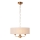Endon 110723 - Lampadario a sospensione con catena HIGHCLERE 3xE14/40W/230V beige/ottone