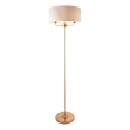 Endon 110724 - Lampadaire HIGHCLERE 1xE14/40W/230V beige/laiton d. 47 cm