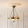 Endon 111879 - Lampadario a catena Tiffany INGRAM 3xE27/10W/230V Ø 45 cm