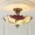 Endon 111896 - Aufputz-Tiffany-Deckenleuchte BOTANICA 3xE27/10W/230V Ø 45 cm