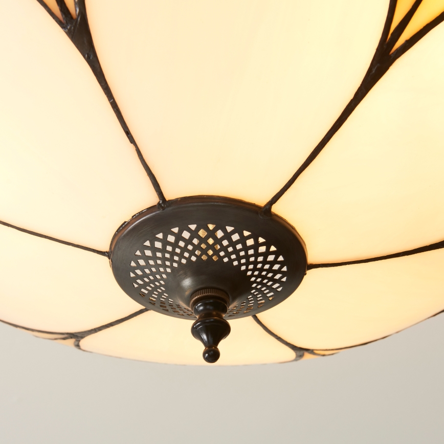 Endon 111907 - Plafoniera in stile Tiffany INGRAM 3xE27/10W/230V Ø 45 cm