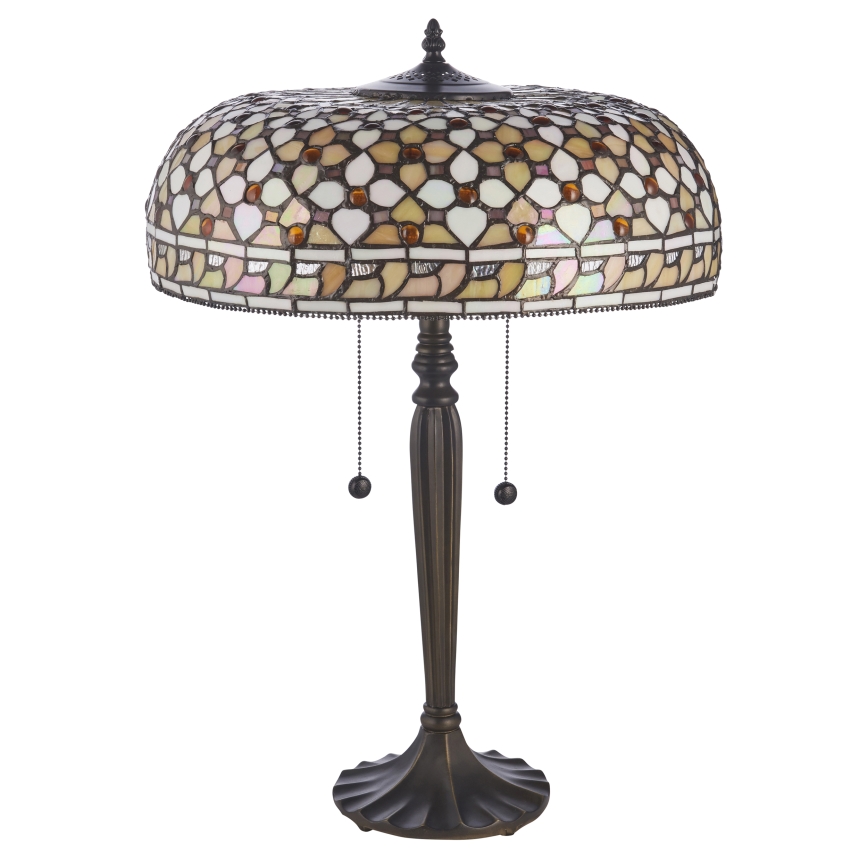 Endon 112178 - Lampada da tavolo Tiffany MILLE FEUX 2xE14/40W/230V Ø 45 cm
