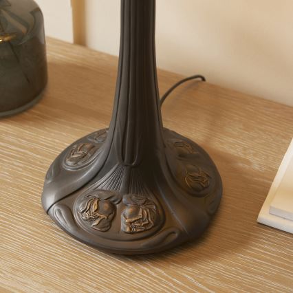 Endon 112185 - Lampada da tavolo Tiffany HECTOR 1xE27/10W/230V diametro 40 cm