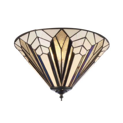 Endon 112191 - Plafonnier Tiffany ASTORIA 2xE27/60W/230V Ø 40 cm