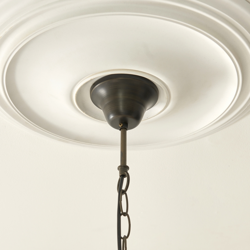 Endon 112246 - Suspension à chaîne Tiffany BOTANICA 1 x E27/60W/230V, Ø 45 cm