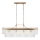 Endon 112573 - Lampadario a sospensione con catena MARIETTA 4xE14/6W/230V ottone/limpido