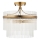 Endon 112575 - Lampadario a plafone MARIETTA 3xE14/7W/230V ottone/limpido