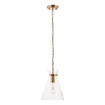 Endon 112859 - Lampadario a catena HARLOW 1xE27/10W/230V ottone