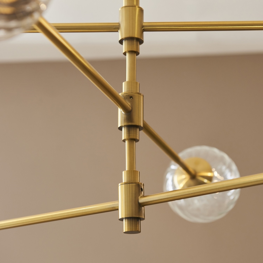 Endon 114039 - Lampadario a stelo 6xG9/3,2W/230V dorato