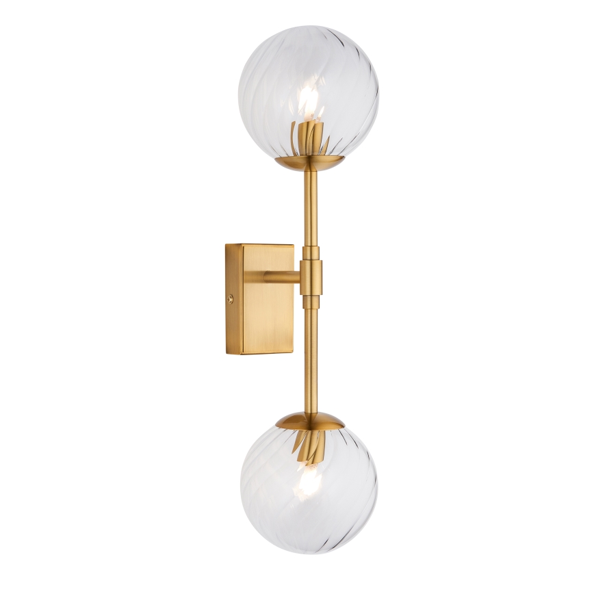 Endon 114042 - Applique da parete 2xG9/3,2W/230V dorata