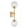 Endon 114042 - Wandleuchte 2xG9/3,2W/230V goldfarben