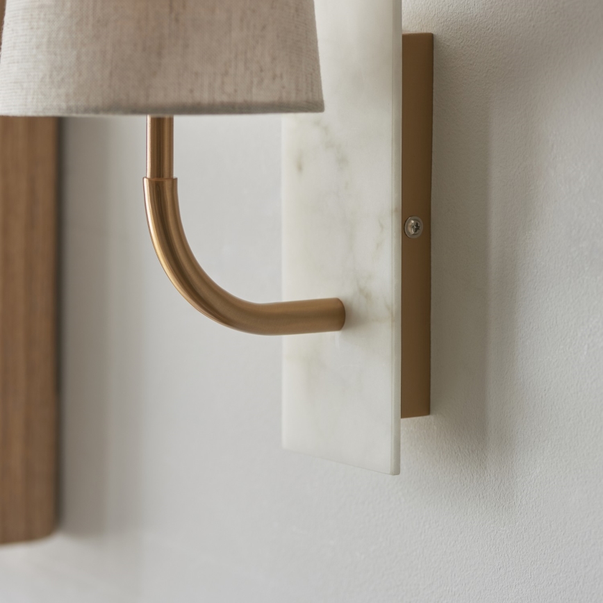 Endon 114202 - Applique murale 1xE14/7W/230V beige/dorée