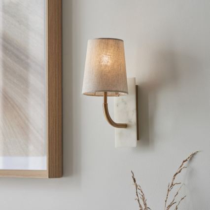 Endon 114202 - Lampada da parete 1xE14/7W/230V beige/oro