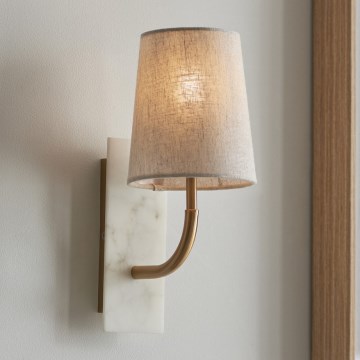 Endon 114202 - Wandleuchte 1xE14/7W/230V beige/gold
